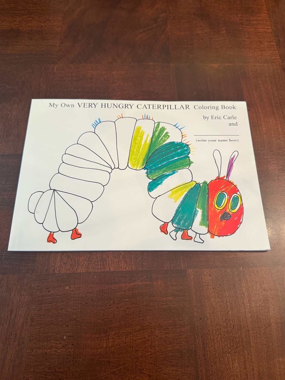 My Own Very Hungry Caterpillar Coloring Book Shiny Softcover Book